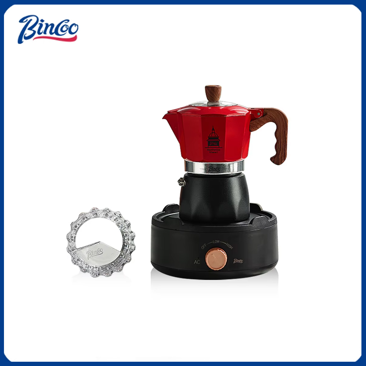 Coffee Tea Making Machine - Bincoo-café Moka de doble válvula, máquina