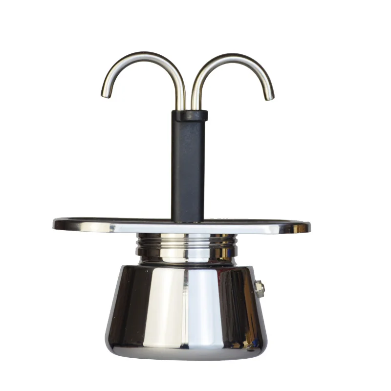 Coffee Tea Making Machine - Mini olla Moka de 200ML, doble