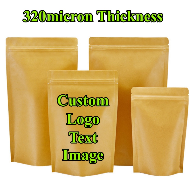 Coffee Tea House - 100 Bolsas de Papel Kraft con