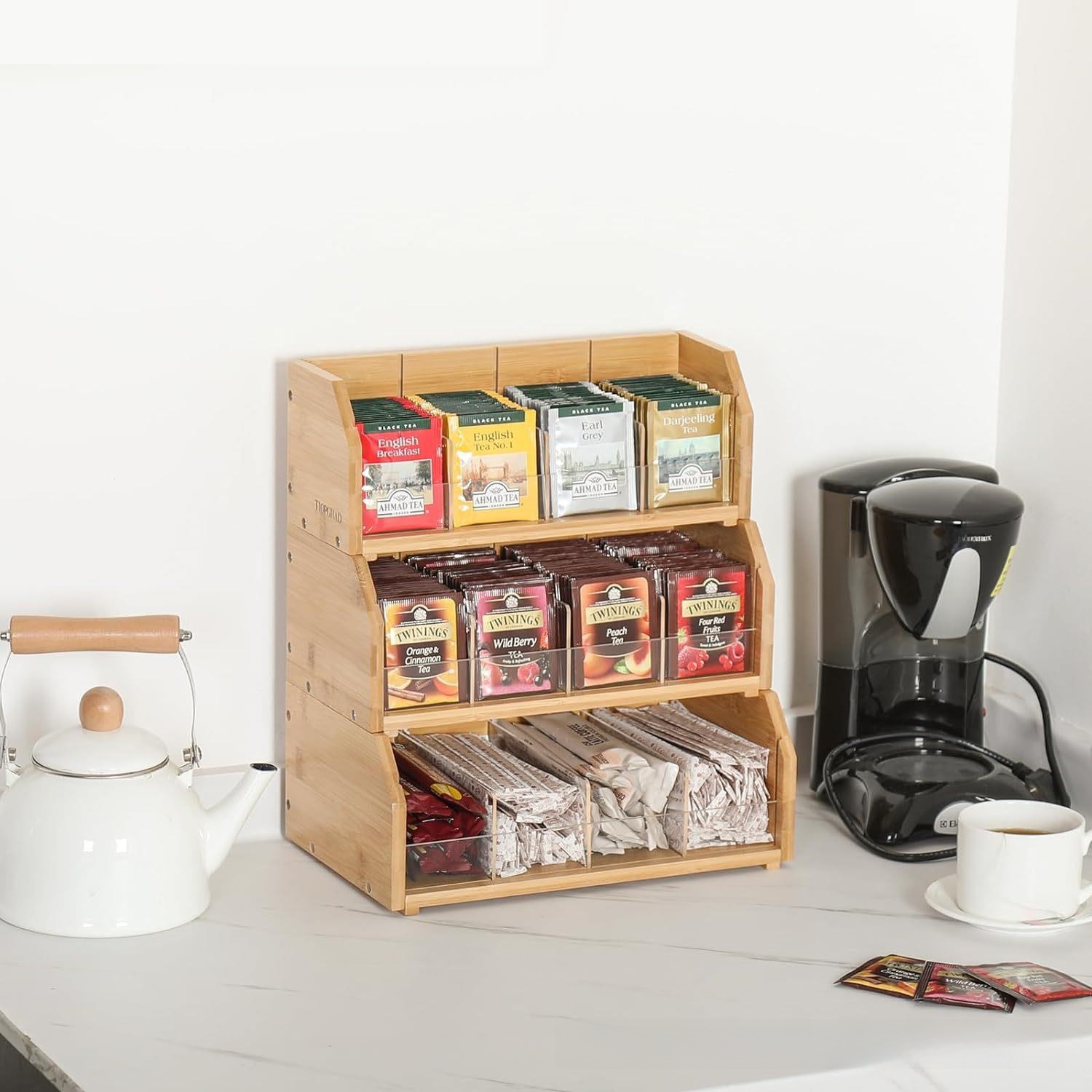Coffee Tea Room - Caja de Almacenamiento de Bolsitas de