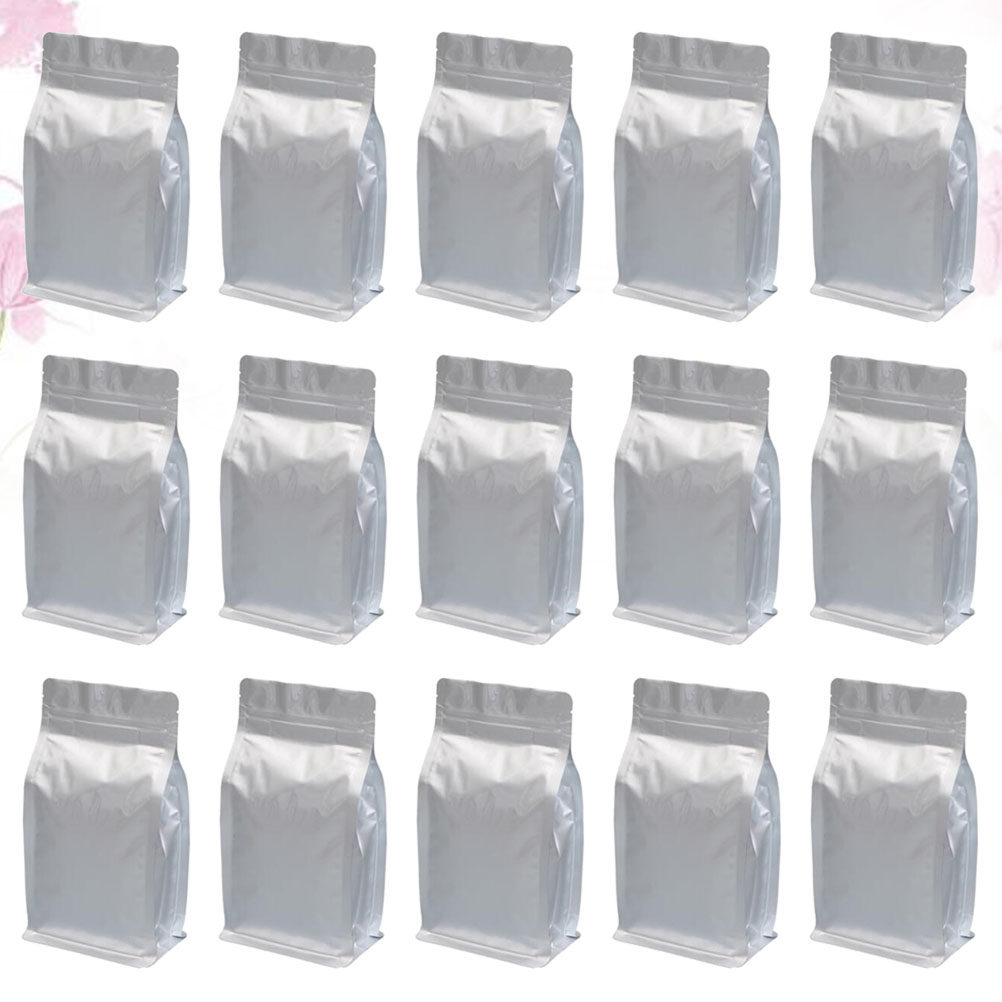 Coffee Tea And Bean - Bolsa autosellable de 20 piezas, 24x14x6cm,