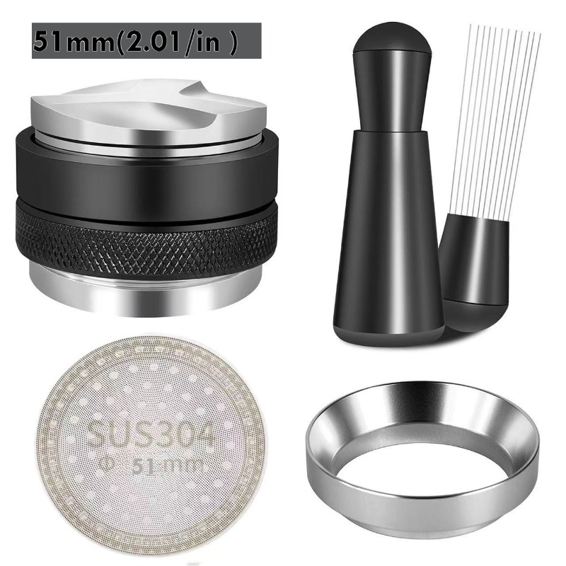Coffee Tamper Leveler - Juego de Espresso de 5 Piezas