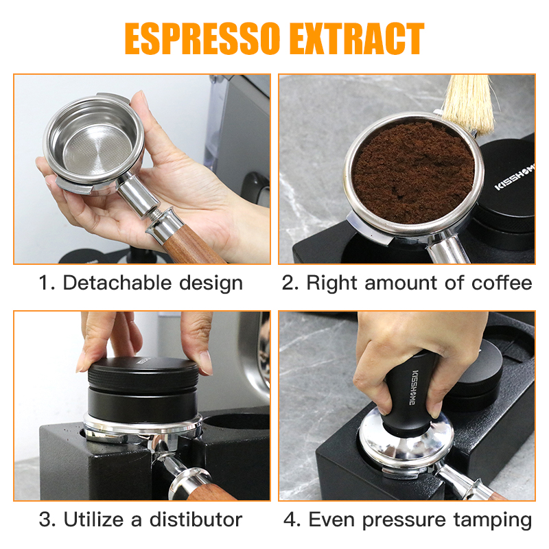 Portafiltro sin fondo de 58 mm - Coffee Tea Making Machine reseña y precio