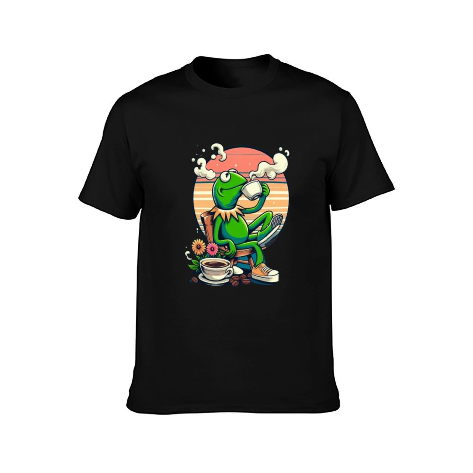 Gif de Kermit tomando té. El d - Coffee Tea Festival reseña y precio
