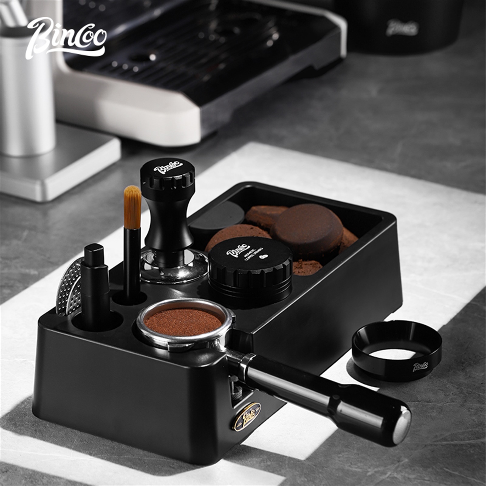 Distribuidor de café Bincoo, m - Coffee Tamper Leveler reseña y precio