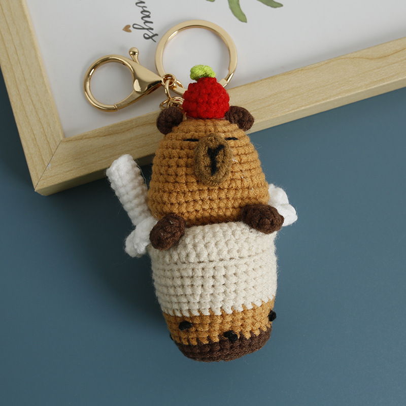 Llavero de ganchillo de la ser - Coffee Tea Knits reseña y precio