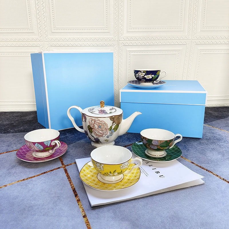 Juego de taza y platillo de po - Coffee Tea Festival reseña y precio