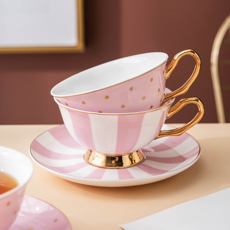 Tazas de Café de Cerámica Rosa - Coffee Tea Drink reseña y precio