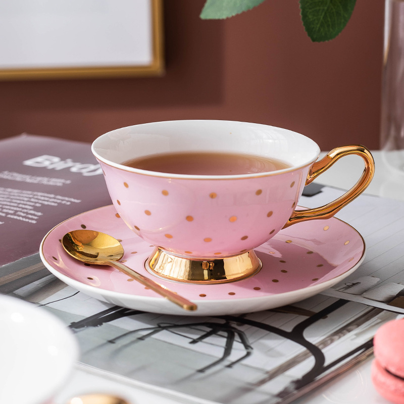 Tazas de Café de Cerámica Rosa - Coffee Tea Drink reseña y precio