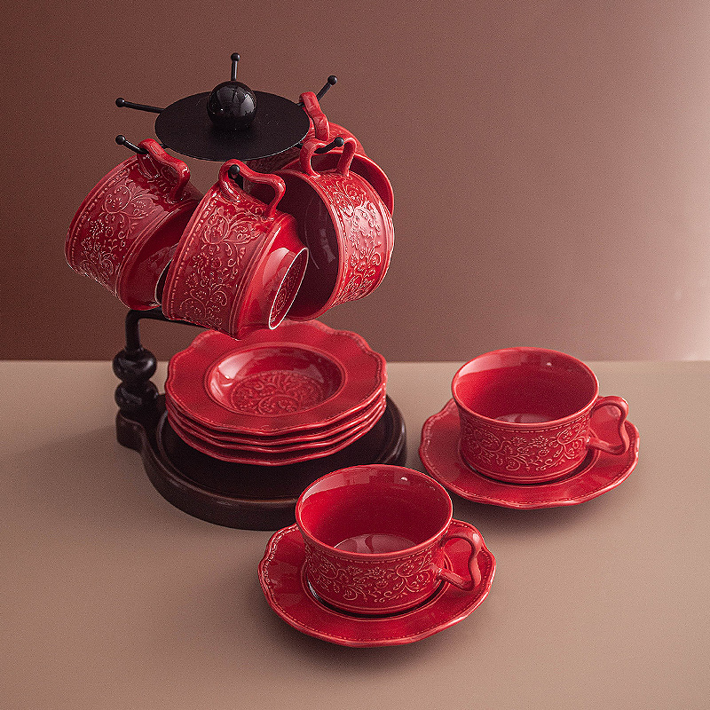 Juego de taza de café y platil - Coffee Tea Festival reseña y precio