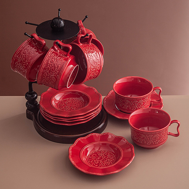 Juego de taza de café y platil - Coffee Tea Festival reseña y precio