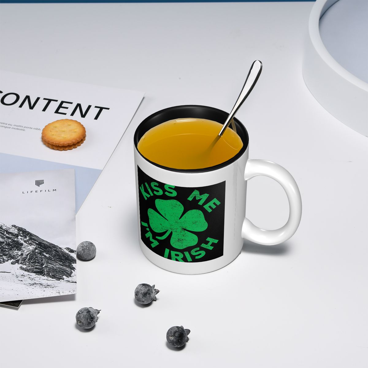 Taza de Cerámica Divertida con - Coffee Tea You And Me reseña y precio