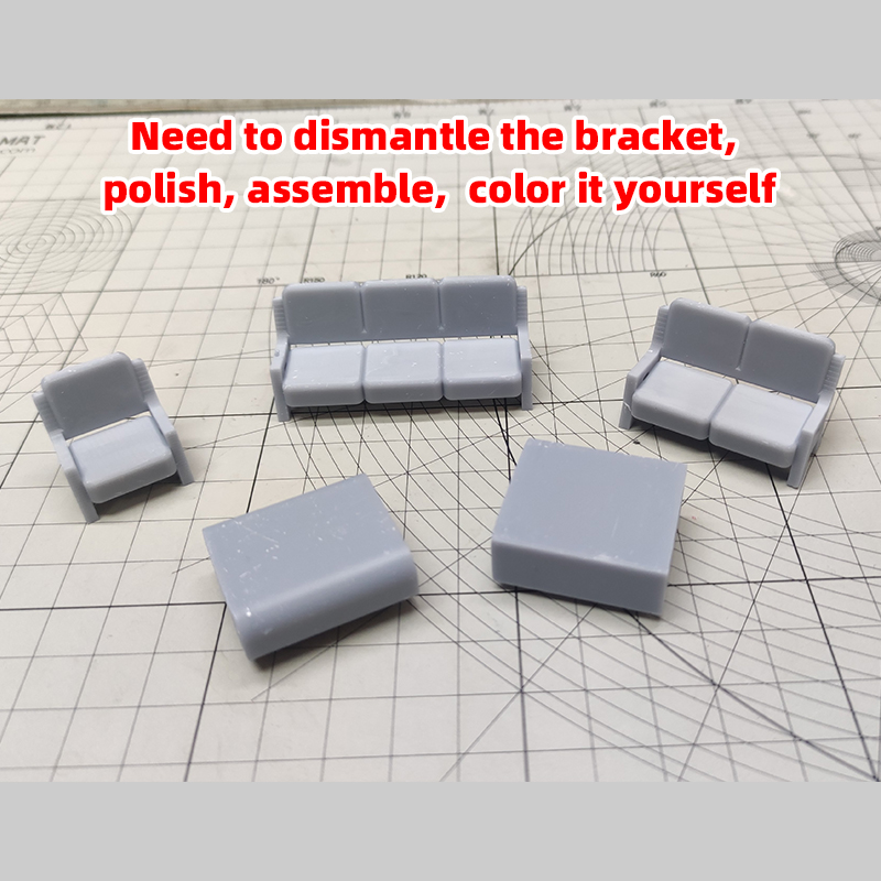 Kit de modelo a escala, sofá,  - Coffee Tea House reseña y precio