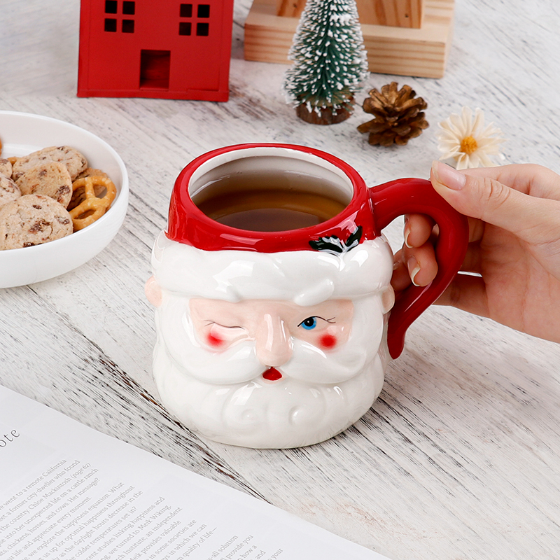 Taza de cerámica navideña de P - Coffee Tea Festival reseña y precio