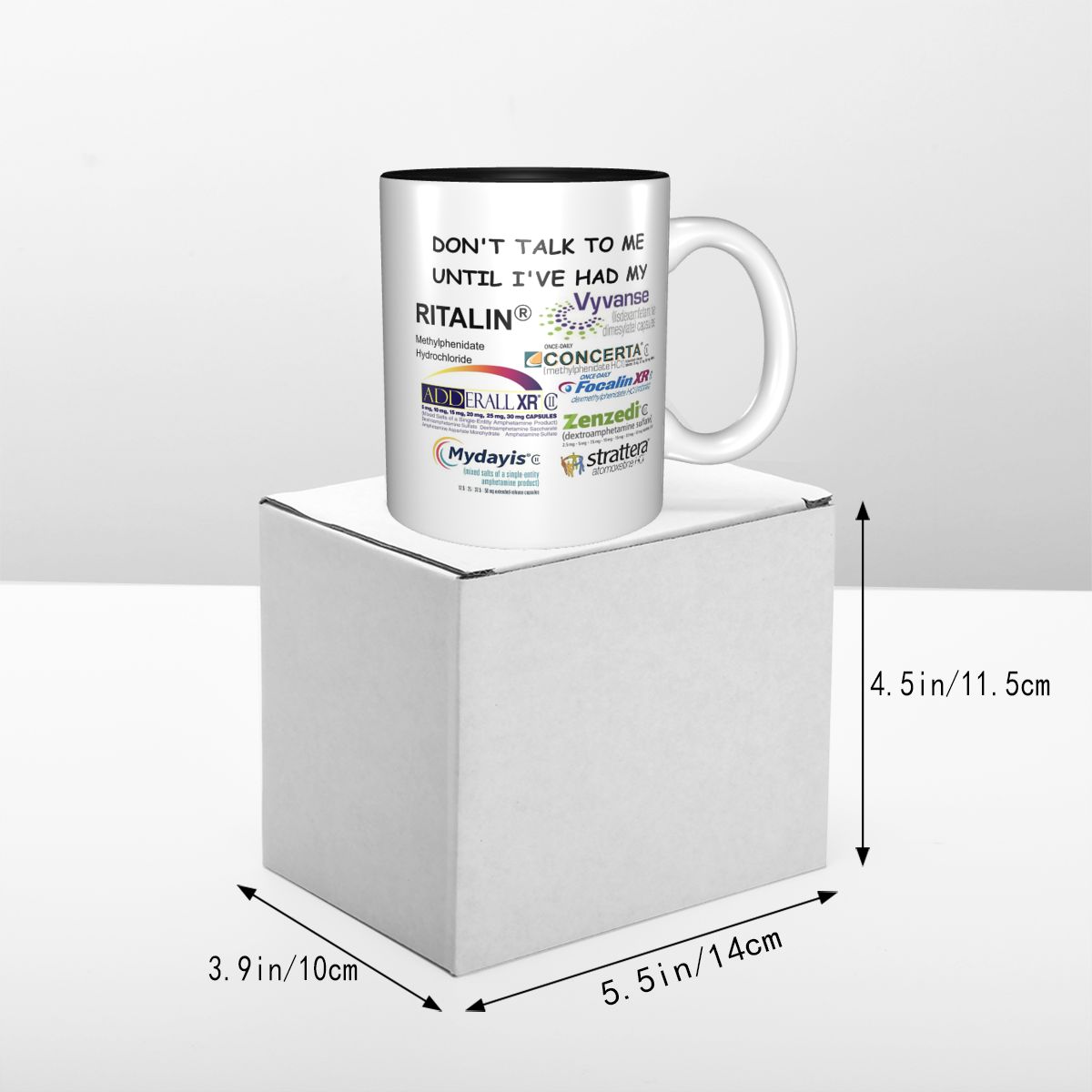 Taza de cerámica divertida con - Coffee Tea You And Me reseña y precio