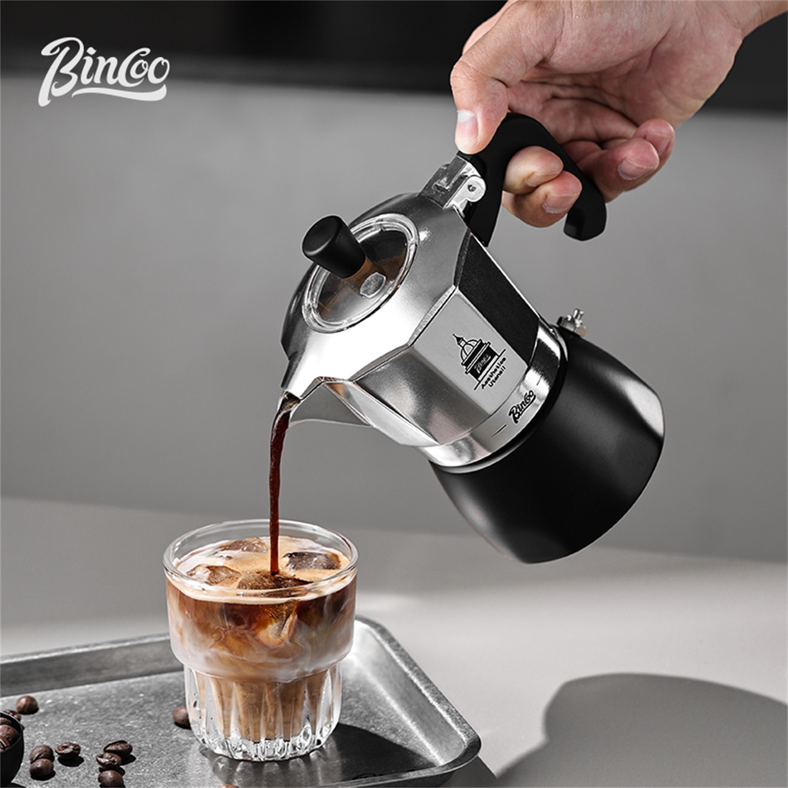 BINCOO Olla Moka de doble válv - Coffee Tea Making Machine reseña y precio
