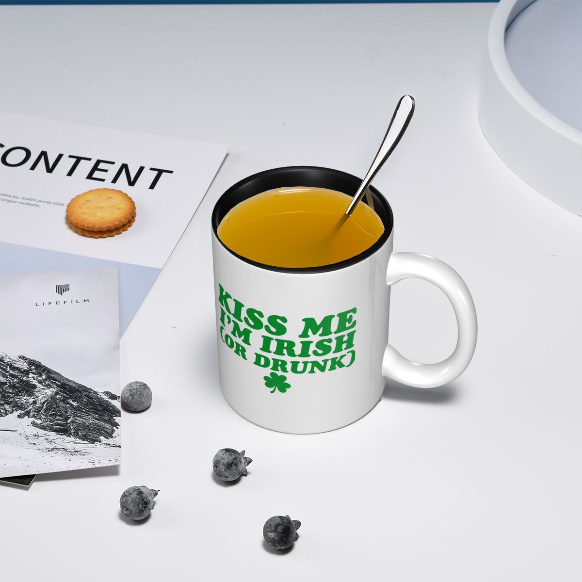 Taza de Cerámica Divertida con - Coffee Tea You And Me reseña y precio
