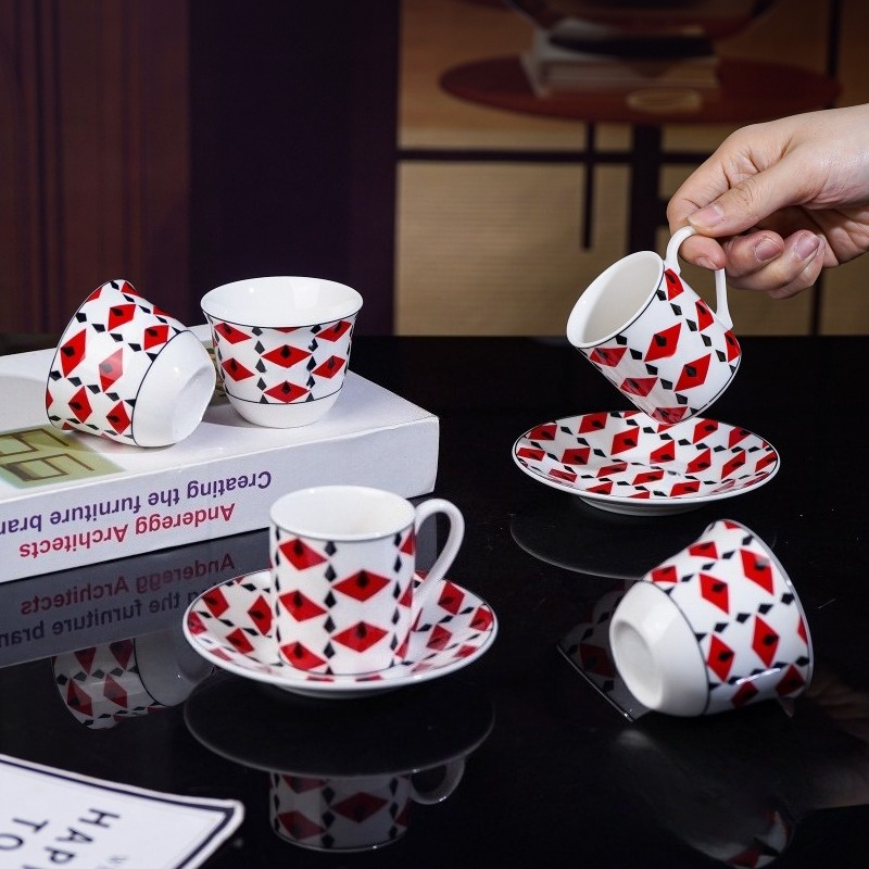 Tazas de cerámica rojas exquis - Coffee Tea Festival reseña y precio