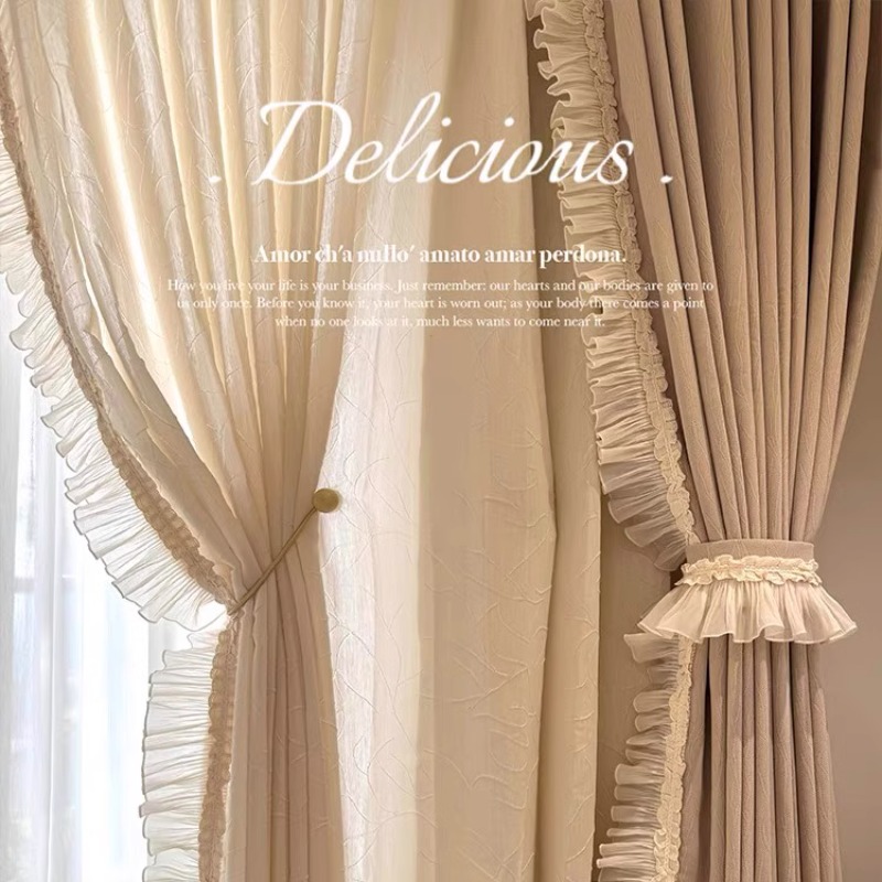 Cortinas de encaje de lujo per - Coffee Tea Knits reseña y precio