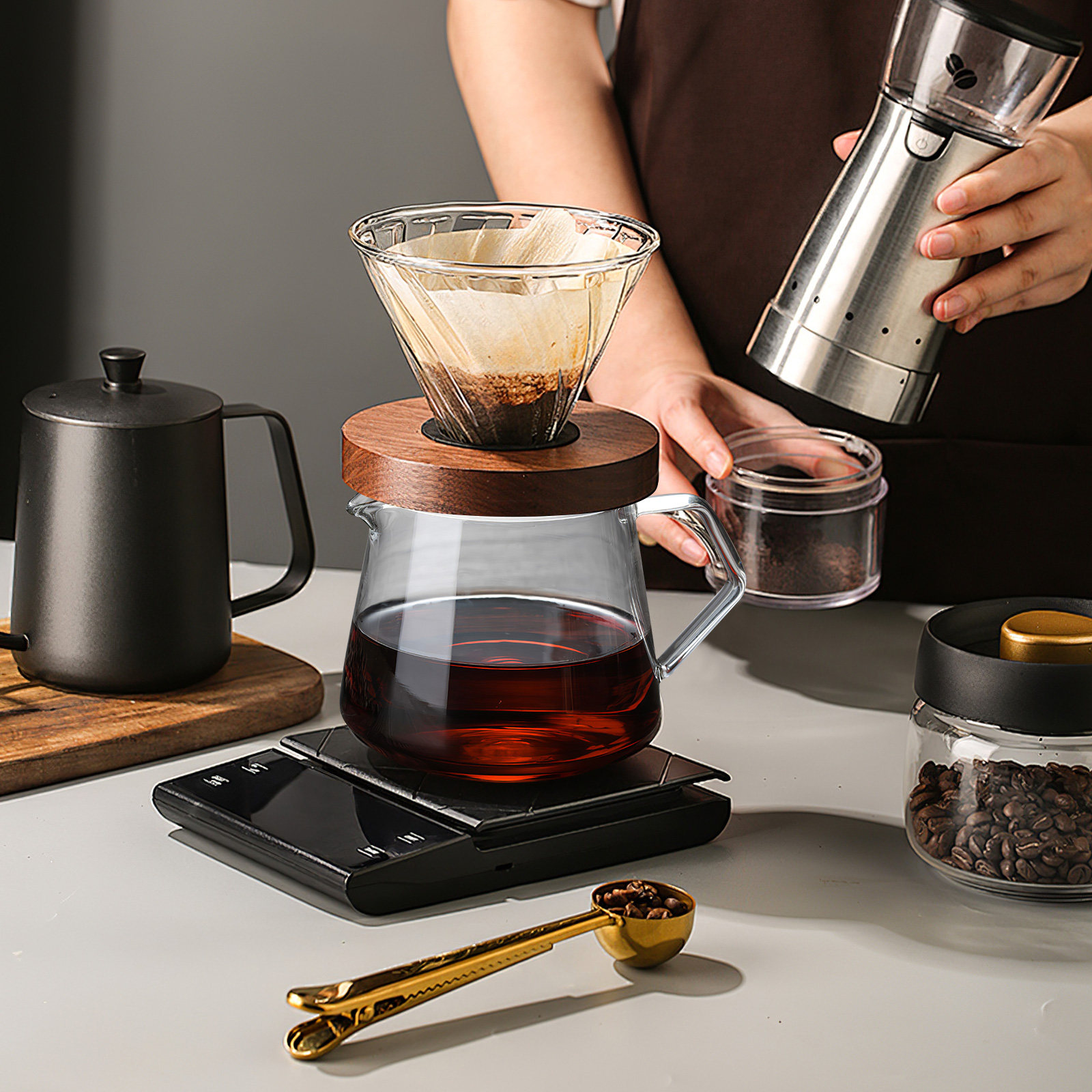 Jarra de Vidrio de Alta Clarid - Coffee Tea Drink reseña y precio
