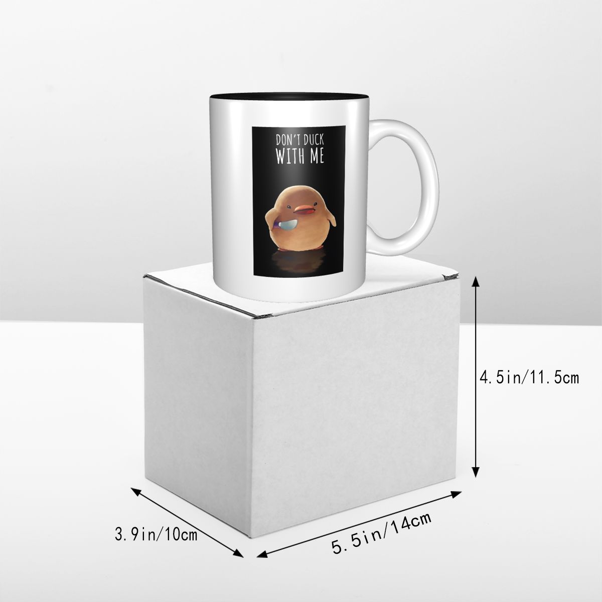 Don't Duck With Me - Taza Meme - Coffee Tea You And Me reseña y precio