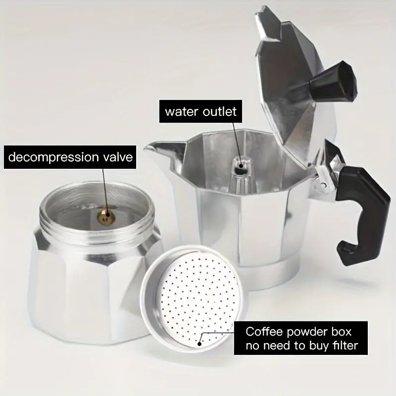 Cafetera Moka Clásica de Alumi - Coffee Tea Making Machine reseña y precio