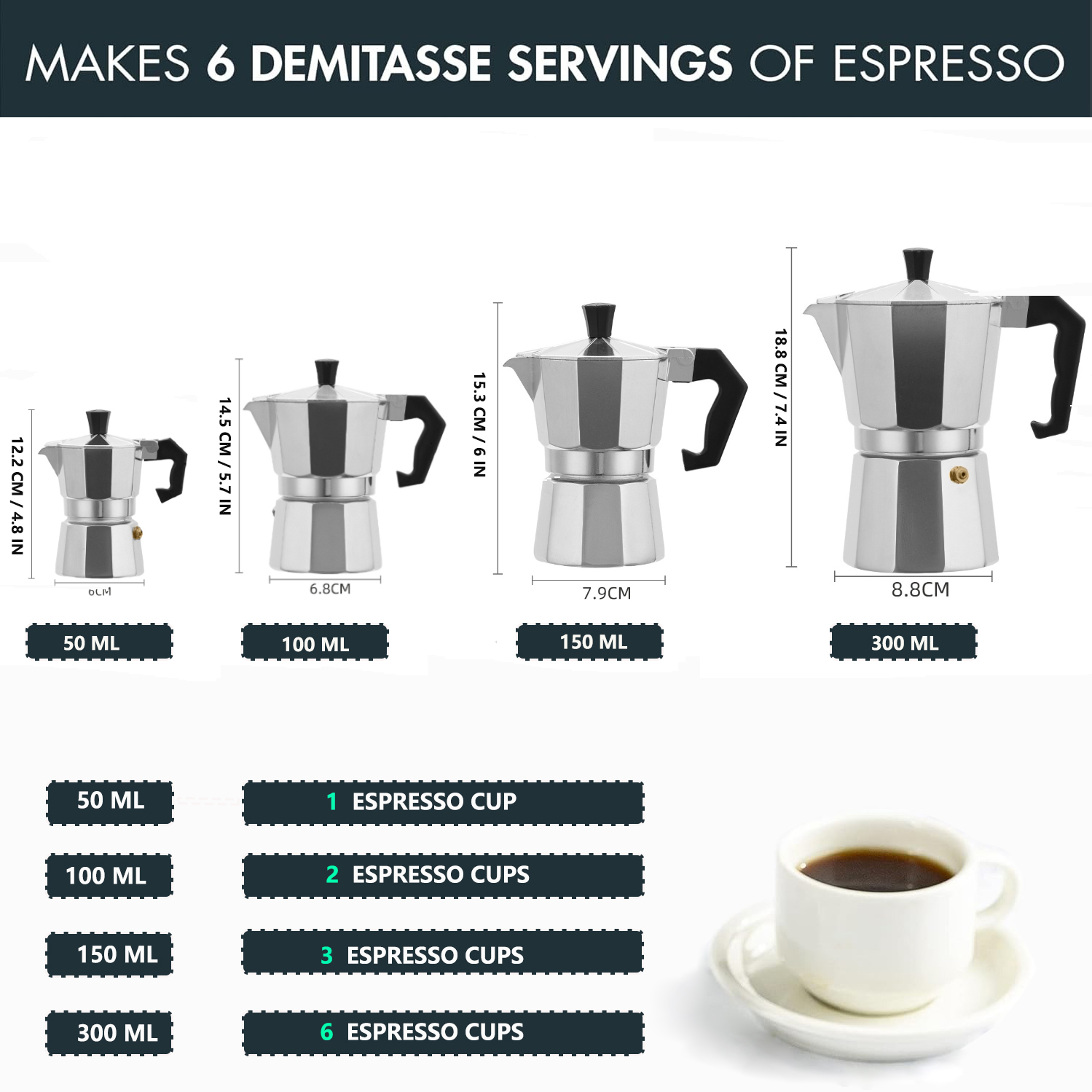 Cafetera Moka Clásica de Alumi - Coffee Tea Making Machine reseña y precio