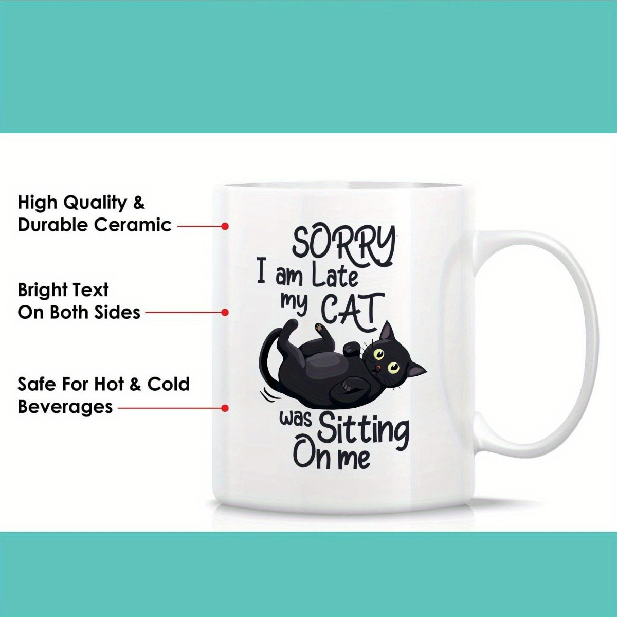 1 Taza de cerámica divertida c - Coffee Tea You And Me reseña y precio