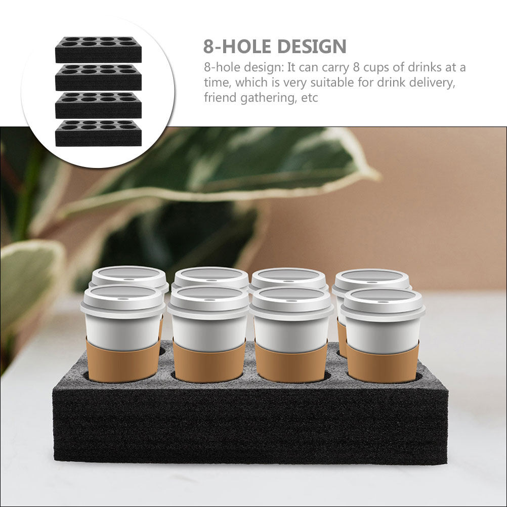 4 piezas de bandeja para bebid - Coffee Tea Drink reseña y precio