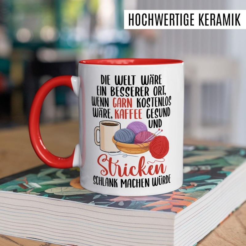 1 Taza divertida para tejer -  - Coffee Tea You And Me reseña y precio