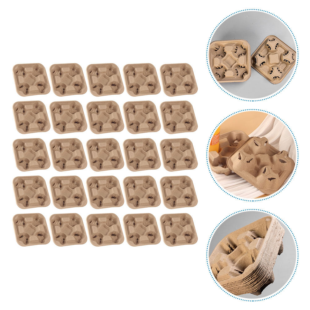 25 unidades de bandejas portav - Coffee Tea Drink reseña y precio