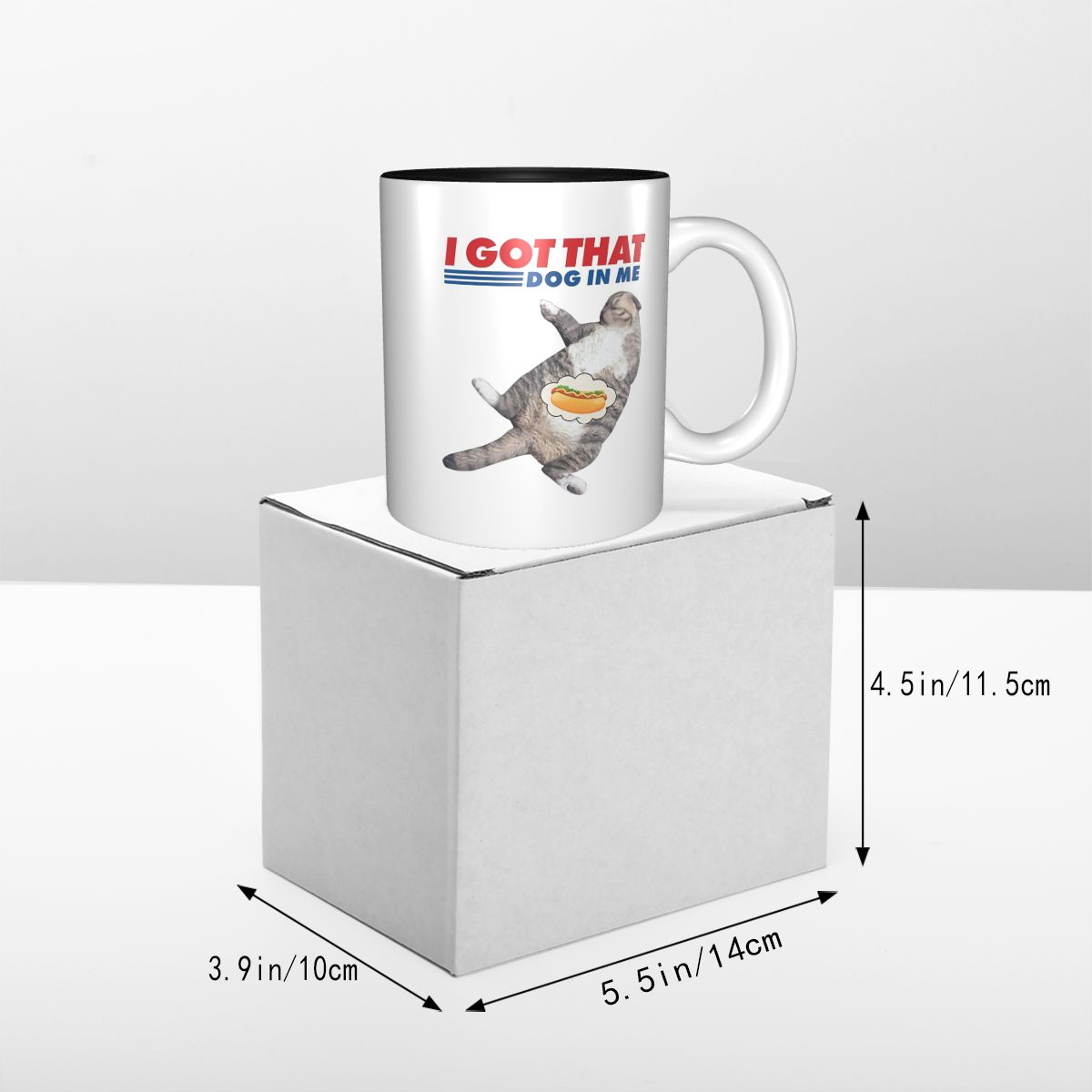 Taza con la frase 'I Got That  - Coffee Tea You And Me reseña y precio