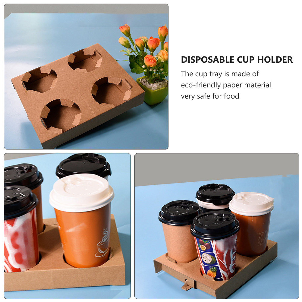 Paquete de 10 Portavasos de Pa - Coffee Tea Drink reseña y precio