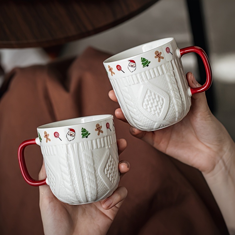 Taza de cerámica con suéter na - Coffee Tea Festival reseña y precio