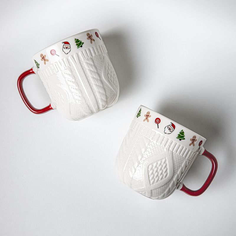Taza de cerámica con suéter na - Coffee Tea Festival reseña y precio