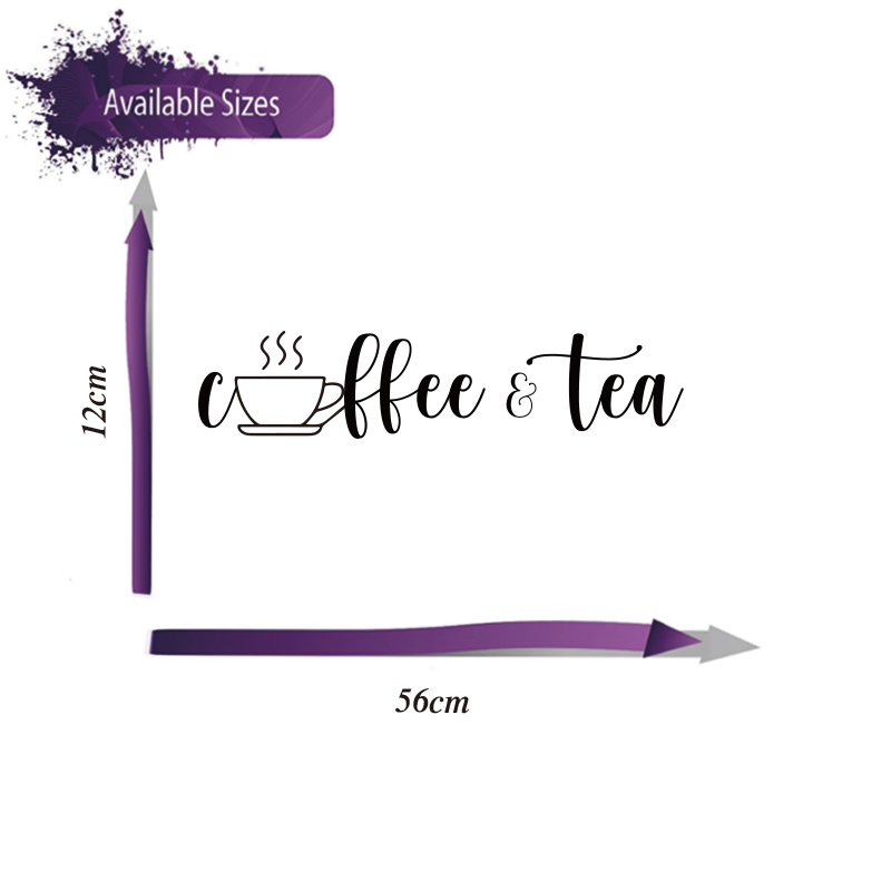 Pegatina de pared para ventana - Switching Coffee To Tea reseña y precio